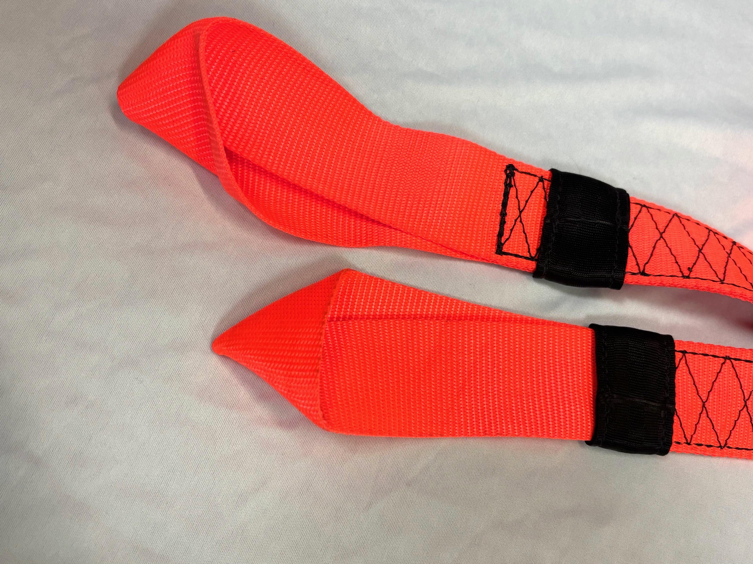 Professional Straps: Electric Orange (discolored)