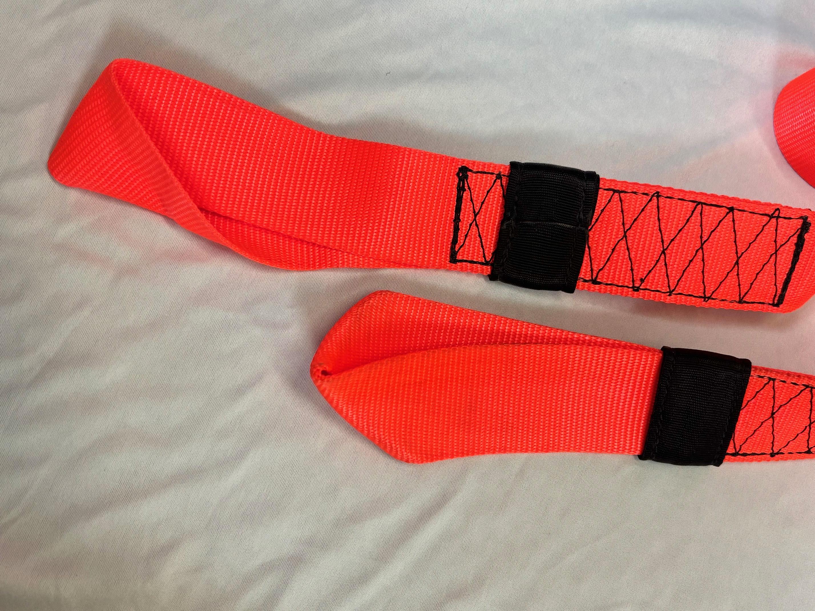 Professional Straps: Electric Orange (discolored)